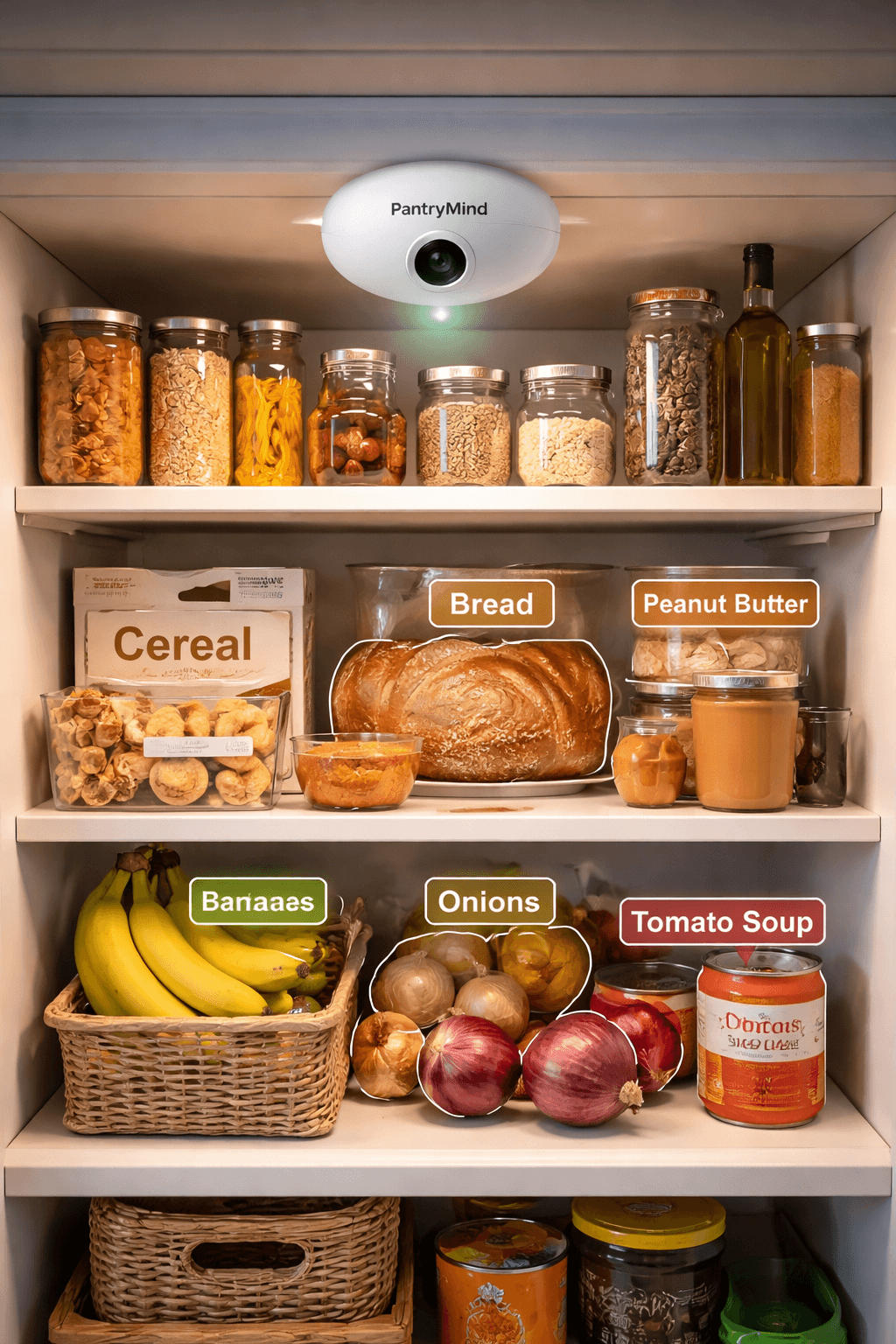 PantryMind AI Camera in Fridge